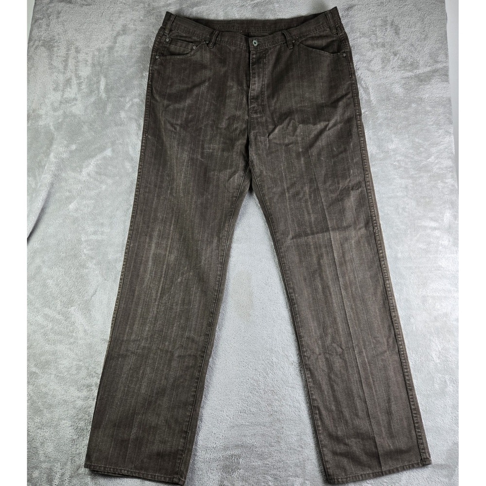 Vintage Saltaire Jeans Mens 40x34 Faded Denim Straight Leg Mid Rise Workwear